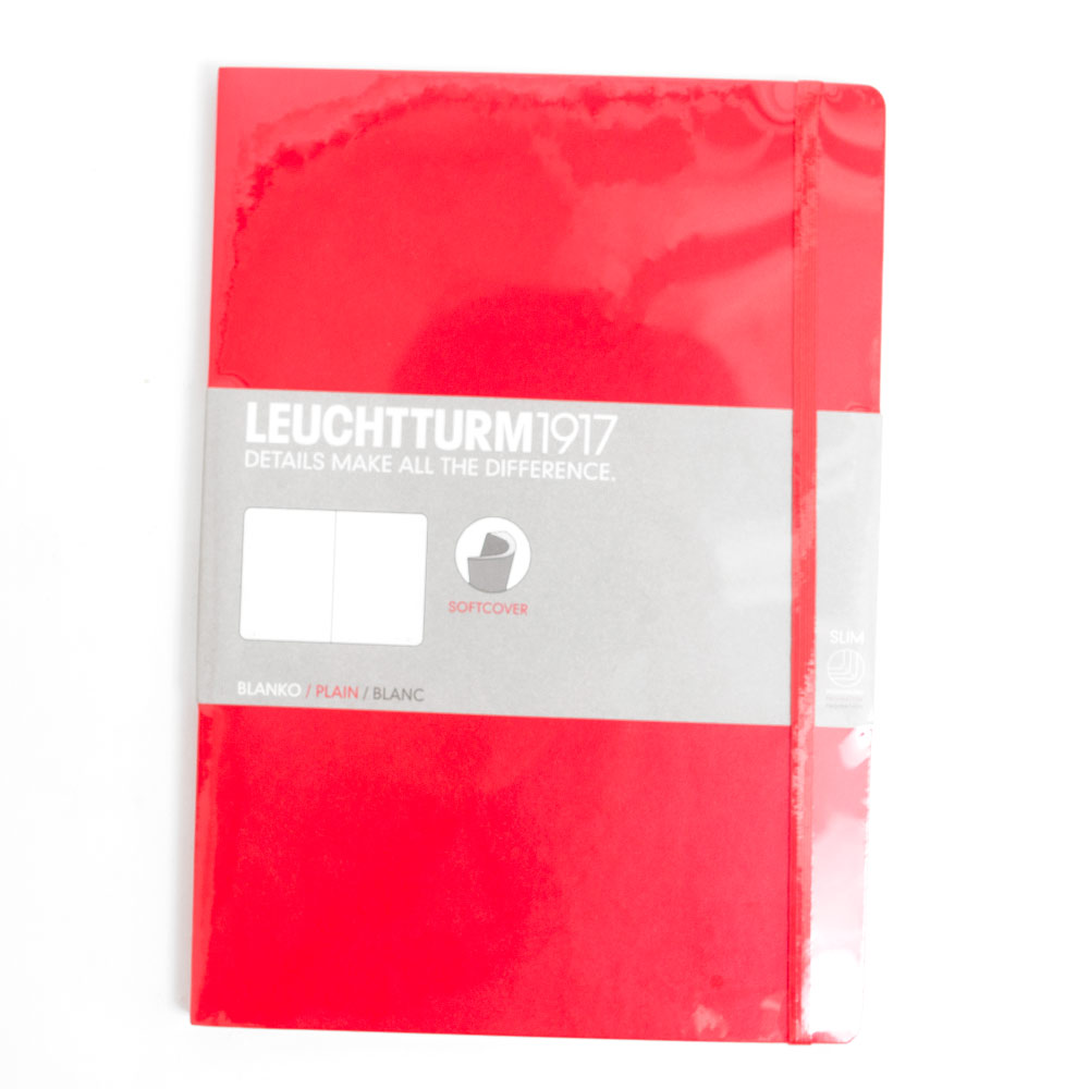 Leuchtturm, Composition, B5, Plain, Softcover, Red